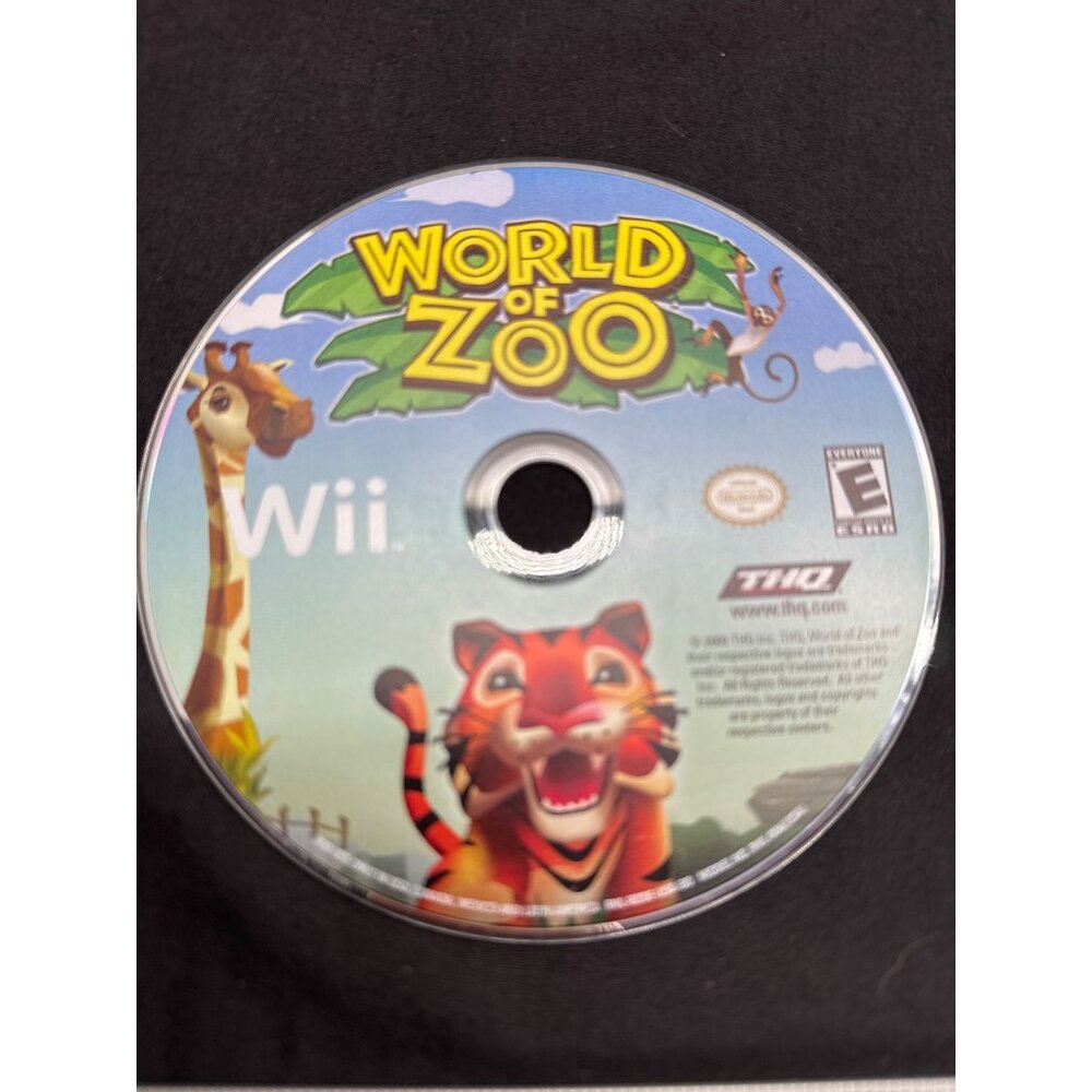 World Of Zoo Nintendo Wii Game Disc Only